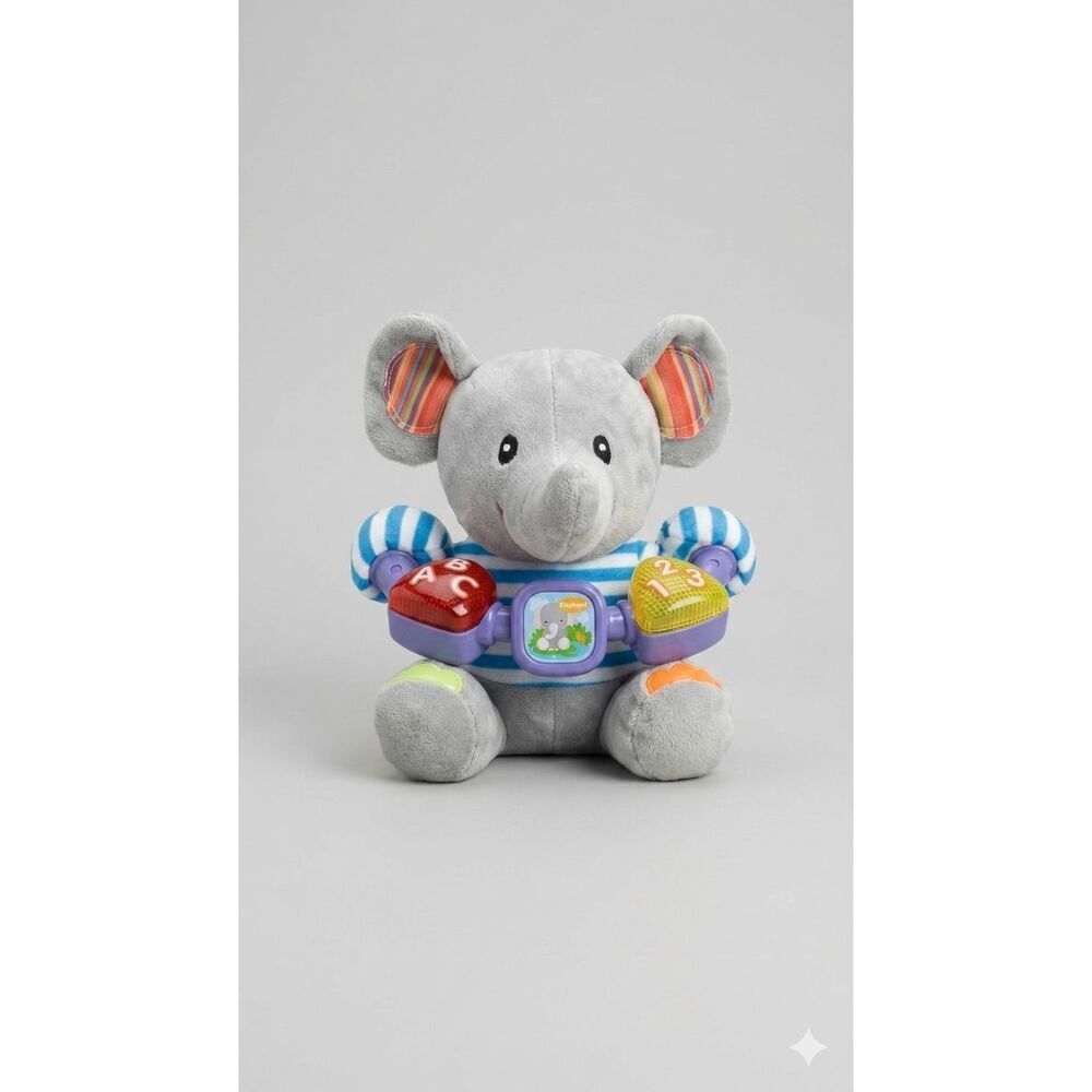 Good Art Musical Light Up Elephant Plush Baby Toy STEM Sensory Learning 0M+ NIB
